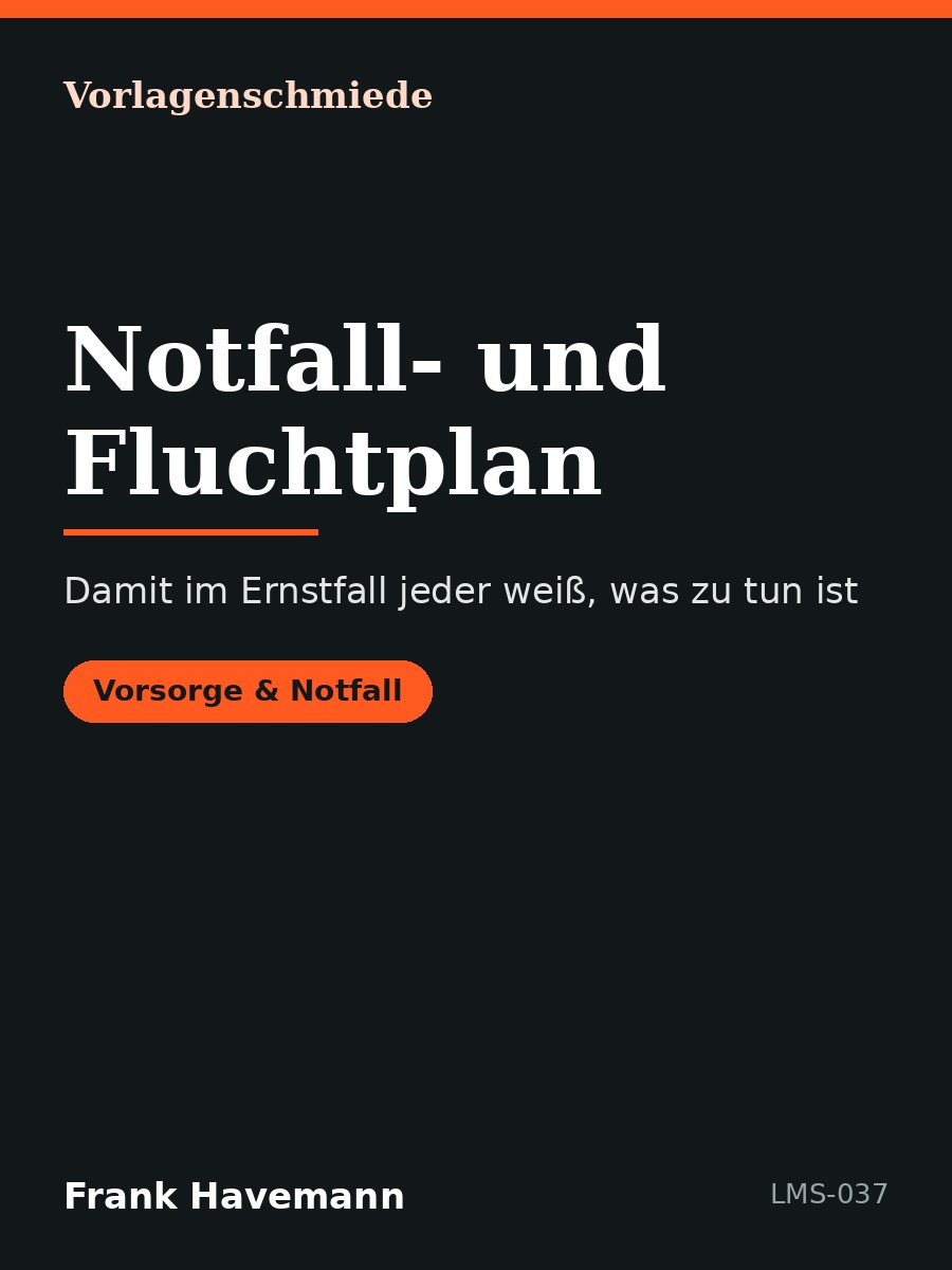Notfall- und Fluchtplan