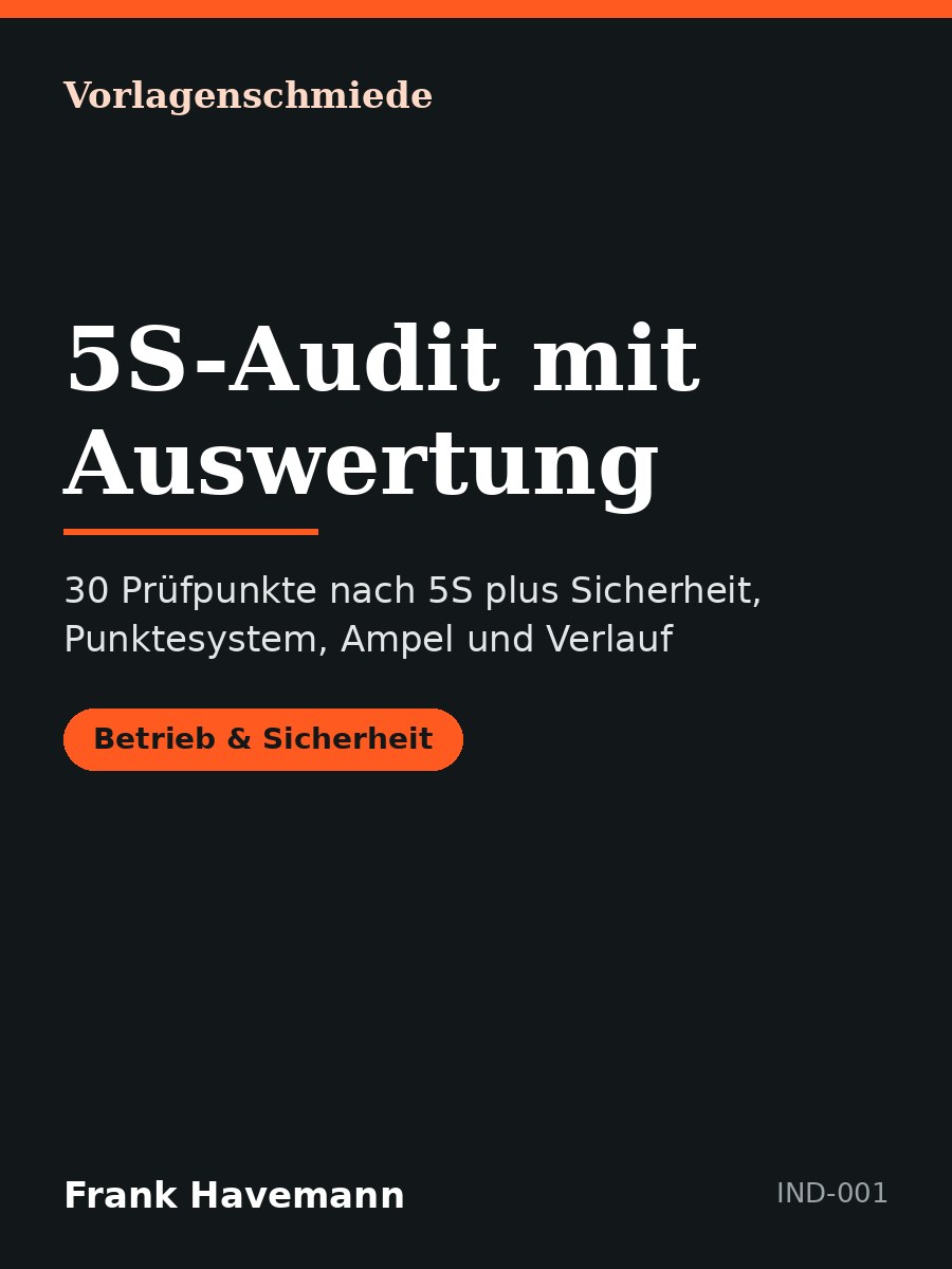 5S-Audit mit Auswertung